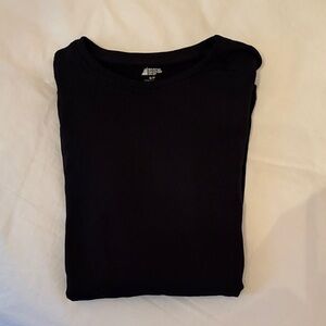 Classic Black Crew Neck Tee